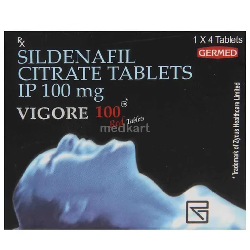 vigora 100mg tablet 4's